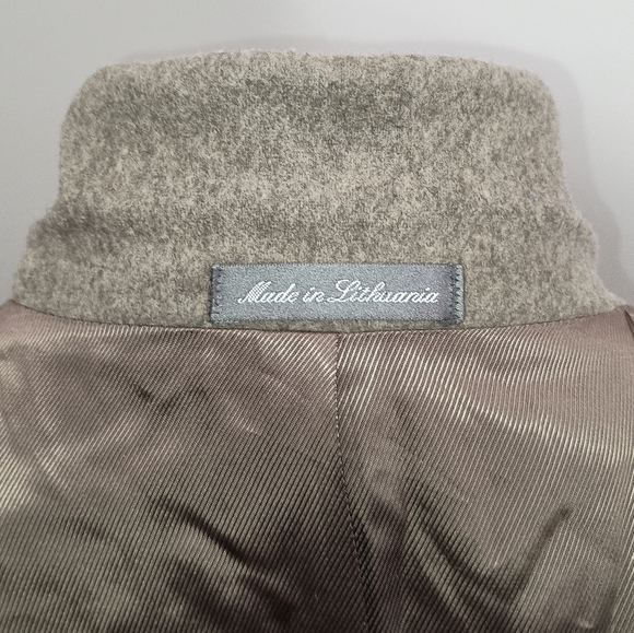 Mens Oscar de la Renta Wool Cashmere Blend 3 Button Sport Coat Size 41 Regular - Picture 12 of 12